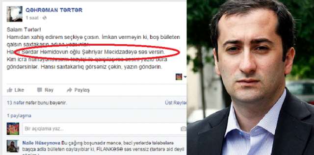 Tərtərdə seçki qanunsuzluğu - FAKTLAR